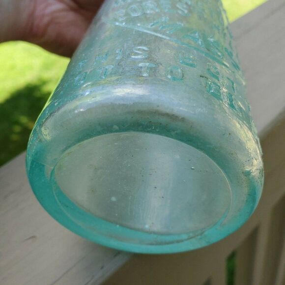 Joseph Kern & Co Forest Hills Boston Mass Blob Top Beer Bottle 3748 Washington - Picture 7 of 8